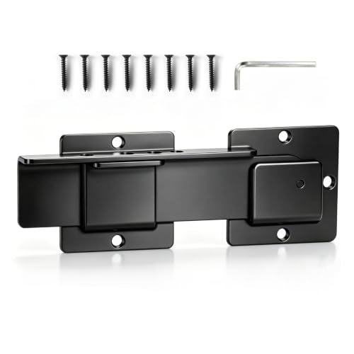 9" Reversible Door Latch with Padlock Hole