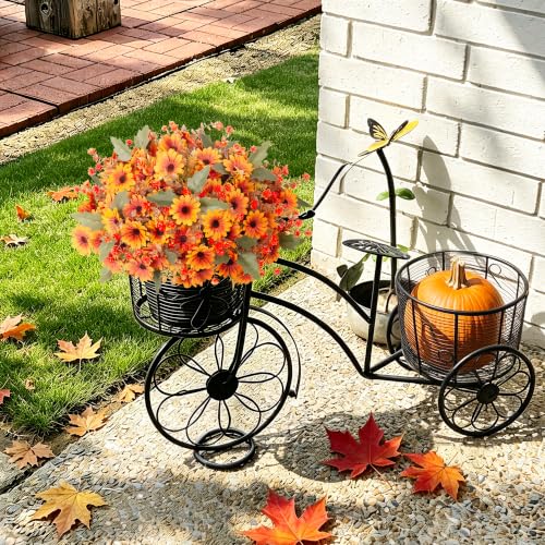 Artificial Fake Plants Flowers for Outdoor Outside Spring Summer Decoration