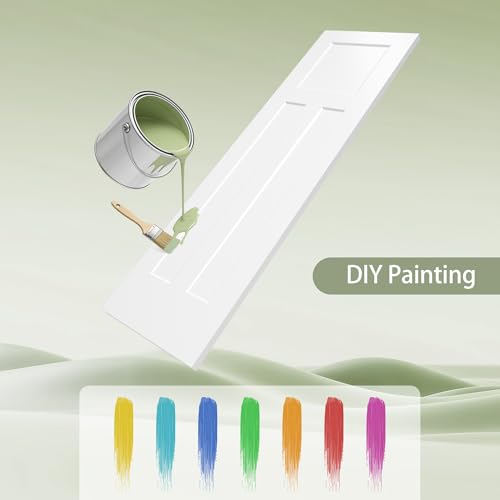 3 Panel White Primed Molded Door Slab