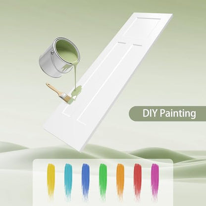 3 Panel White Primed Molded Door Slab