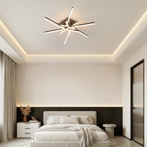 55W LED Ceiling Light Fixture (6-light)