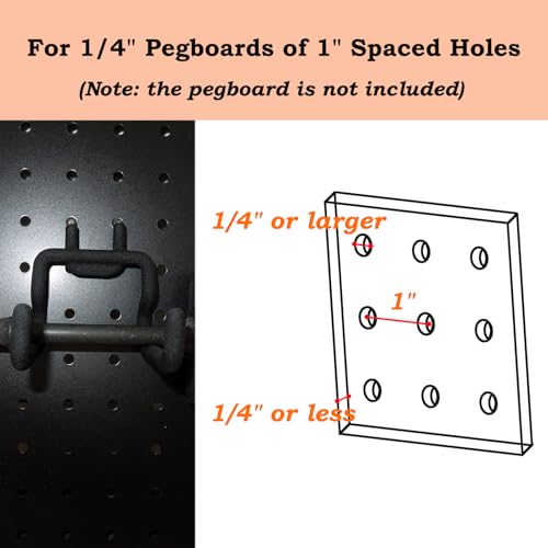 6 Pack Pegboard Hooks