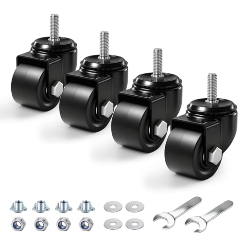 Threaded Stem Heavy Duty Casters Set of 4