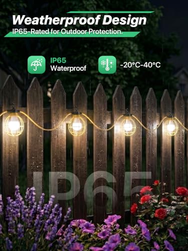 Ipckorin Led Construction String Lights 75W 50FT&150W 100FT