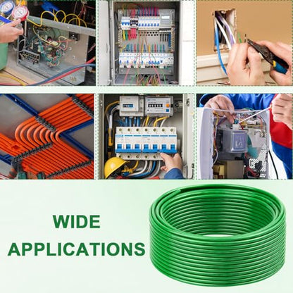 THHN Wire 14 Gauge 15FT (14 Gauge 15FT / Green)