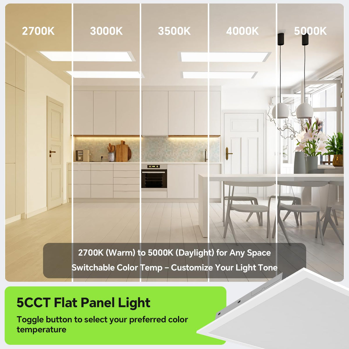 6Pack 2x2 LED Light Flat Panel (2x2FT 6Pack / 2x2FT 6PACK)