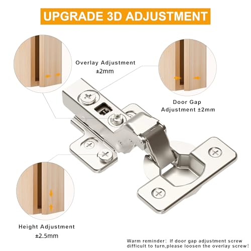 40mm Cup Soft Close Cabinet Hinges Only for Thick Door