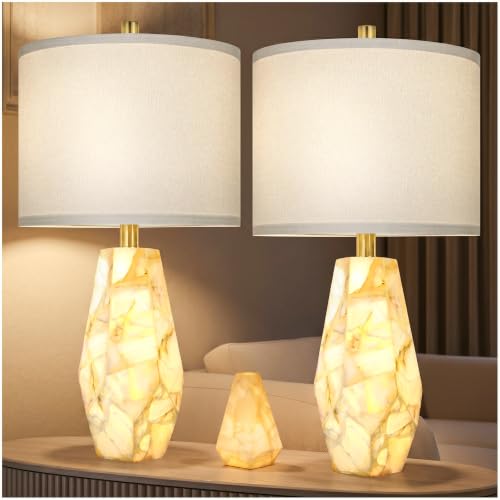 Alabaster Table lamp Series