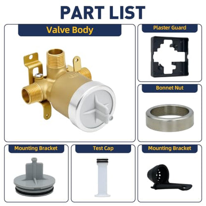 Shower Valve Compatible with Delta MultiChoice R10000