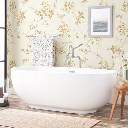Peel and Stick Wallpaper Floral Wall Paper Modern Decorative Self Adhesive Removable Wallpaper