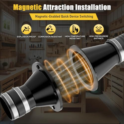 Magnetic Dust Collection Fittings 4" & 2.5"