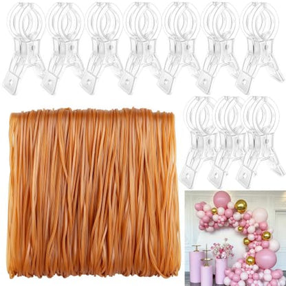 Balloon Arch Kit with Clear Spring Clamps for Party Decorations