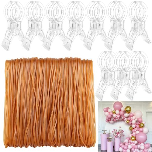 Balloon Arch Kit with Clear Spring Clamps for Party Decorations