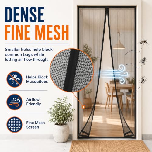 Magnetic Screen Door Mesh