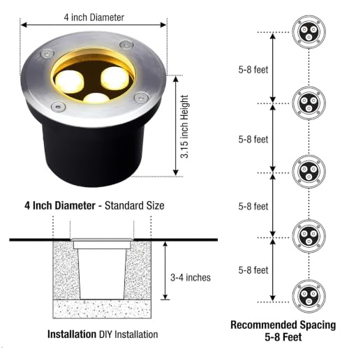 In Ground Well Light Landscape LED 3W