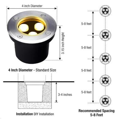 In Ground Well Light Landscape LED 3W
