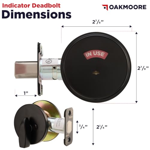 Commercial Grade Vacant Occupied Bathroom Lock Deadbolt for Restaurants