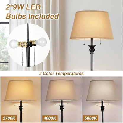 2 Light Floor Lamp for living room