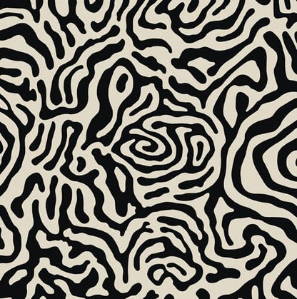 Abstract Geometric Stripes Peel and Stick Wallpaper