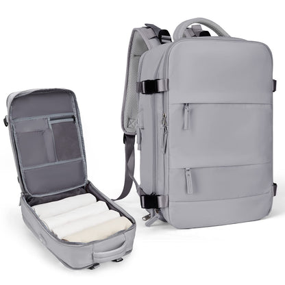 Travel Backpack For Women Men (Grey / 25 liters)