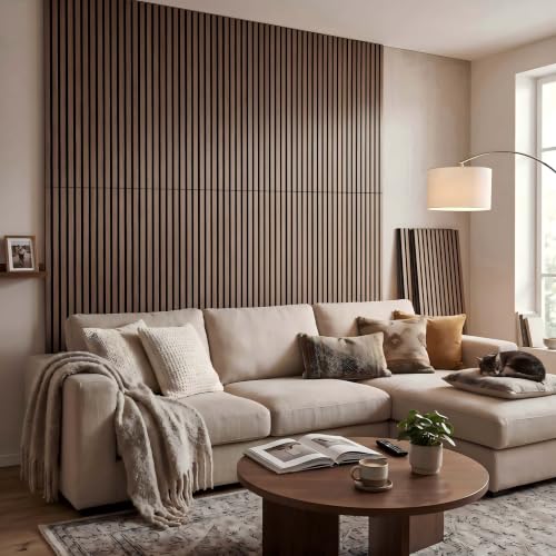 3D Wood Slat Acoustic Wall Panels