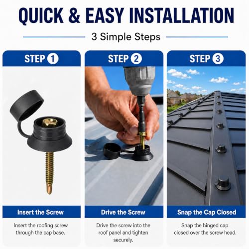 Plastic Screw Covers caps for Roofing