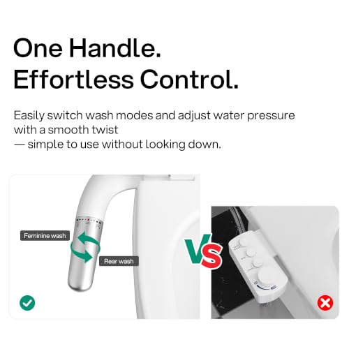 Ultra Slim Bidet Attachment for Toilet