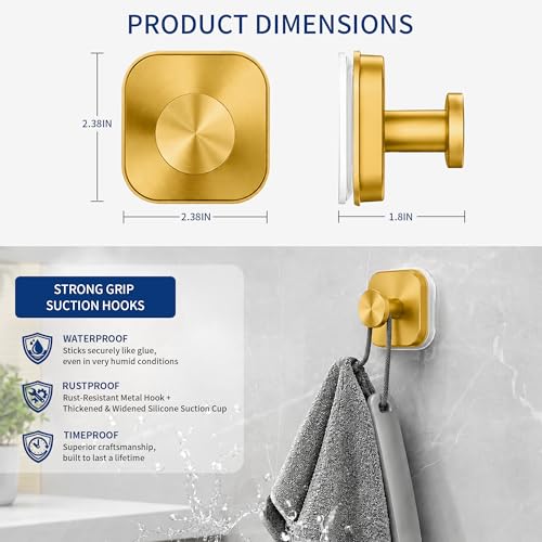 Suction Cup Hooks for Shower