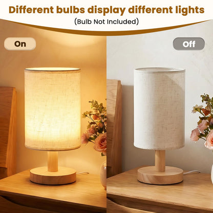 Small Table Lamp Set of 2 (Round Short Base)