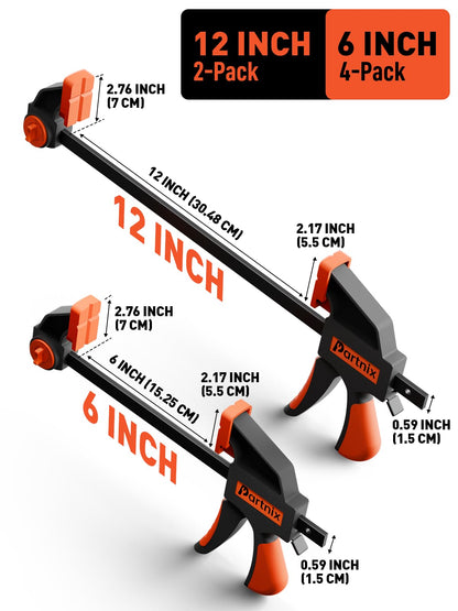 300LB Heavy Duty] Bar Clamps for Woodworking