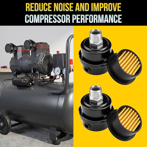 Thread Air Compressor Silencer with Filter Elements