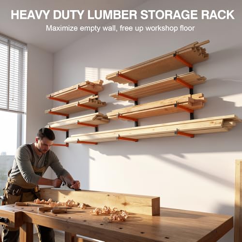 4 Level Lumber Storage Rack