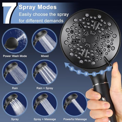 Filtered Shower Head with Handheld