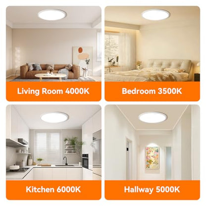 15.8inch Dimmable LED Flush Mount Ceiling Light