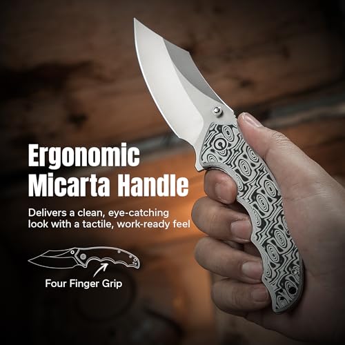Pentad Pocket Knife (Black / White)