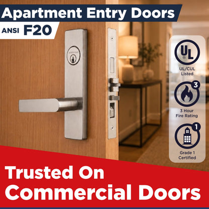 Grade 1 Commercial Mortise Lock Set