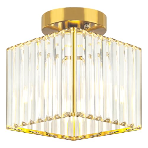 2 Pack Crystal Ceiling Light Fixtures