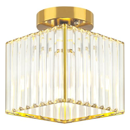2 Pack Crystal Ceiling Light Fixtures
