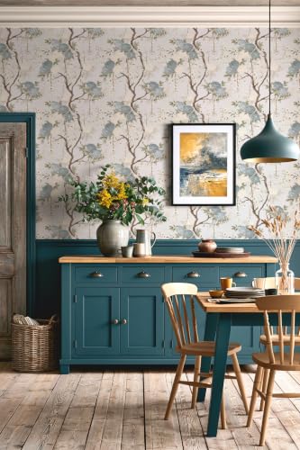 Vintage Floral Peel and Stick Wallpaper