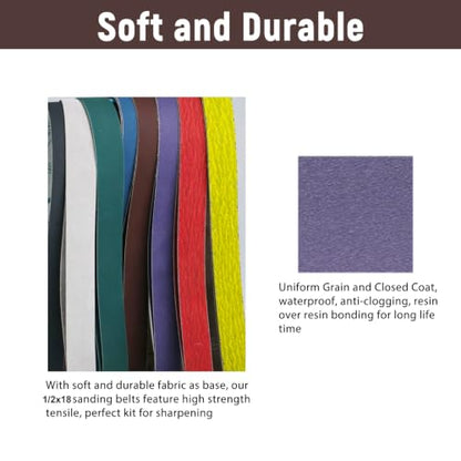 1 x 30 Inch Sanding Belts for Knife Sharpening