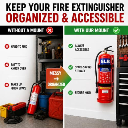 Fire Extinguisher Wall Mount Bracket