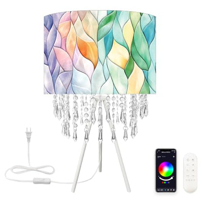 Smart Tripod Table Lamp with Acrylic Droplets
