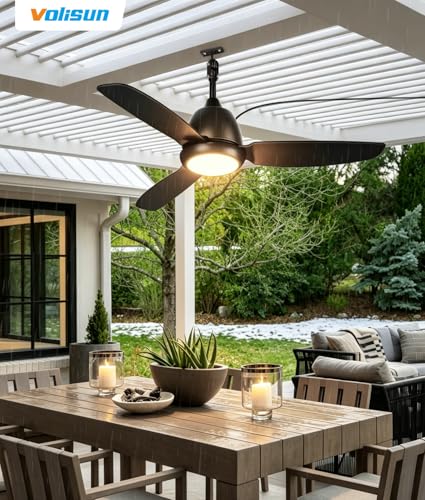 Outdoor Ceiling Fans with Light for Patios