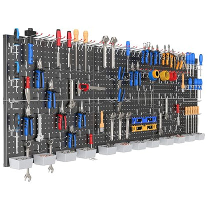 Garage Tools Organizer Boards Kit with Hooks