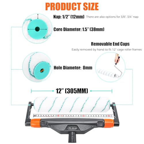 12 Inch Microfiber Paint Roller Covers
