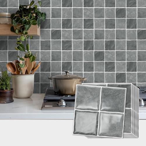3D Peel and Stick Kitchen Backsplash Tile Stickers Decal Panel