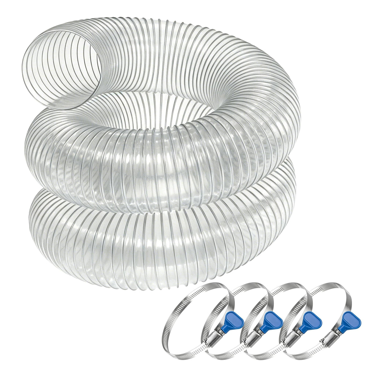 5" x 10' PVC Dust Collection Hose (5" x 10')