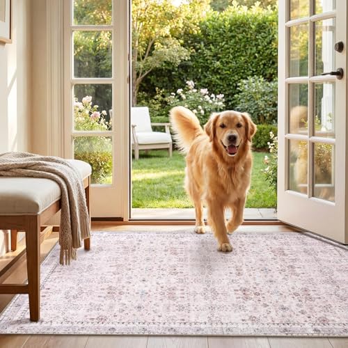 3x5 Area Rugs (Pink / 3' x 5' (Rectangular))
