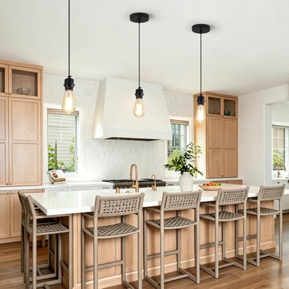 Boho Rattan Pendant Light