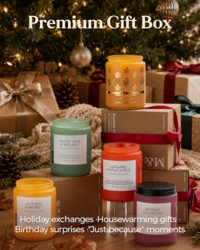 Cinnamon Pumpkin Scented Candle Fall Baking Spice Aroma for Halloween Decor (Large Jar / Cinnamon Pumpkin)